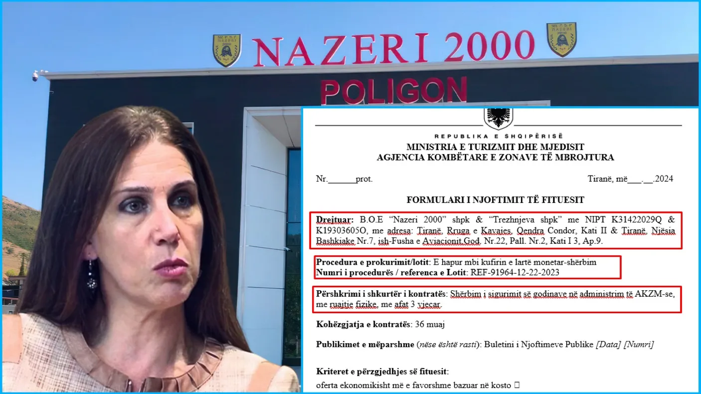 Ofroi 5 ero  më pak se fondi limit, Kumbaro i jep NAZERIT 1 milion euro