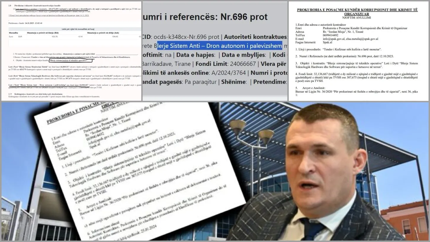 SPAK anulon tenderin pas denoncimeve, firmat s’kishin CSP “Sekret”