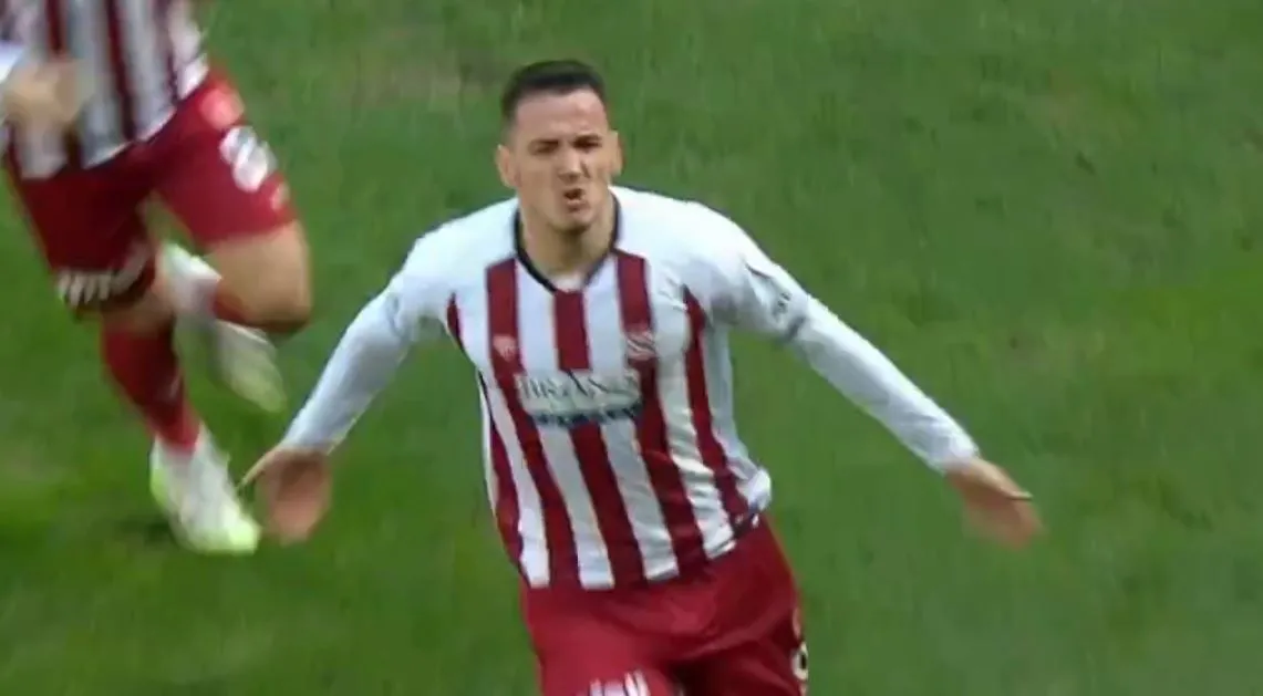 VIDEO/ Rei Manaj supergol me goditje dënimi,  në kampionatin turk