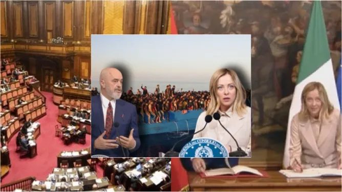 Senati italian miraton marrëveshjen me Shqipërinë për emigrantët