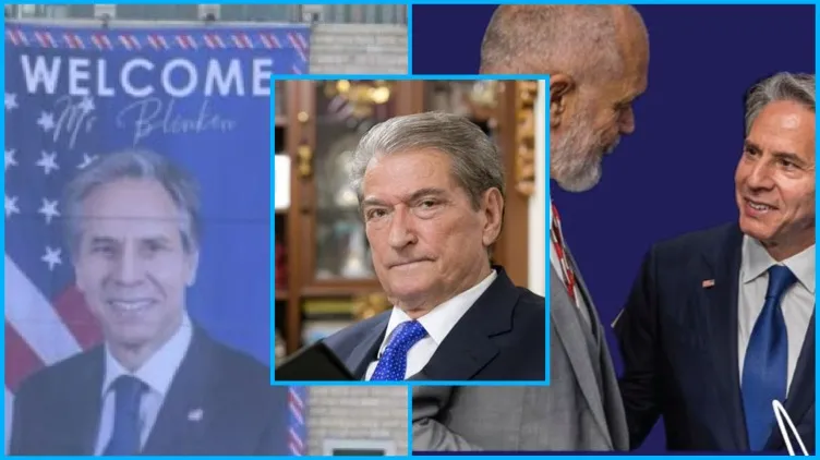 Berisha për vizitën e Blinken: Mirëseerdhët në Shqipërinë moniste! Ka takime vetëm me partinë-shtet