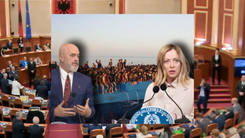 PDIU bashkon votat me PS për  ratifikimin e  marrëveshjes  Rama-Meloni për emigrantët