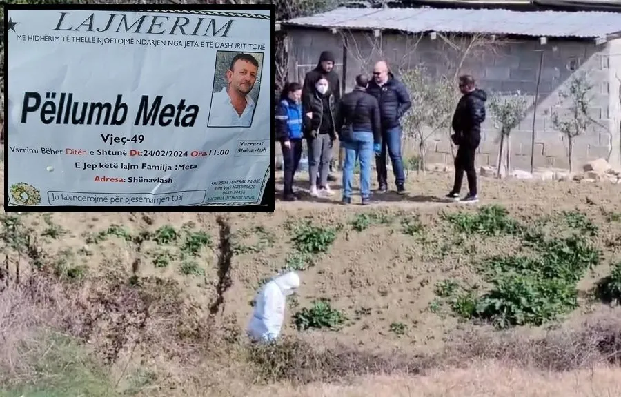 E vranë fëmijet, ceremonia mortore e Pëllumb Metës tek i vëllai
