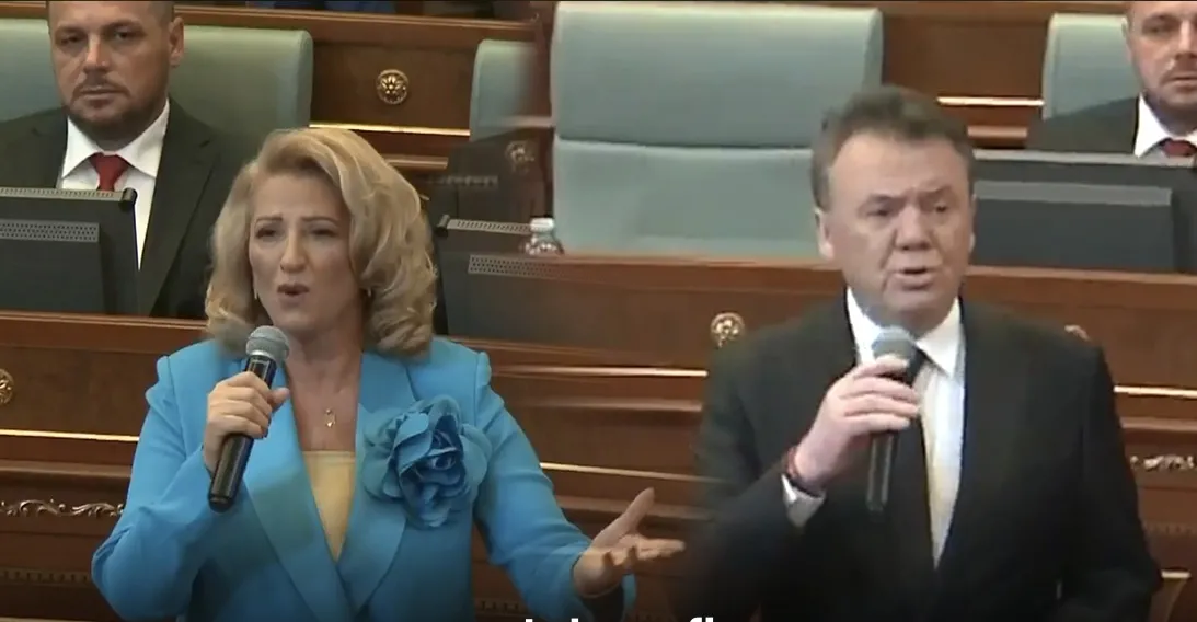 Shkurte Fejza dhe Ilir Shaqiri performojnë për herë të parë në Kuvendin e Kosovës