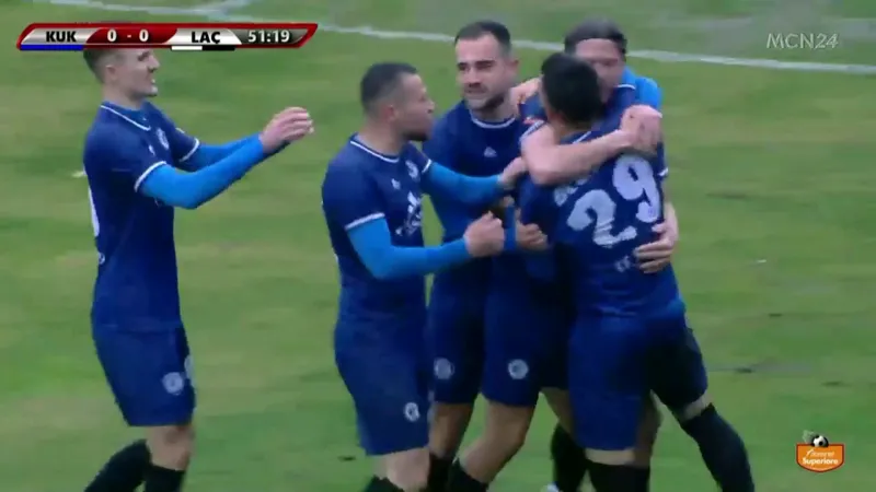 Kukësi pas fitores me  Laçin  beson te mbijetesa