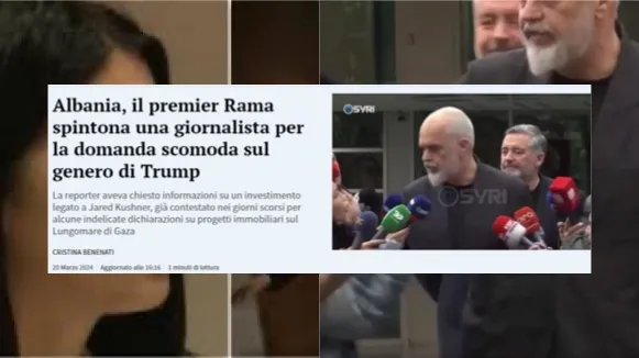 La Stampa shkrim për incidentin fizik të kryeministrit me gazetaren : Edi Ramës nuk i pëlqyen pyetjet