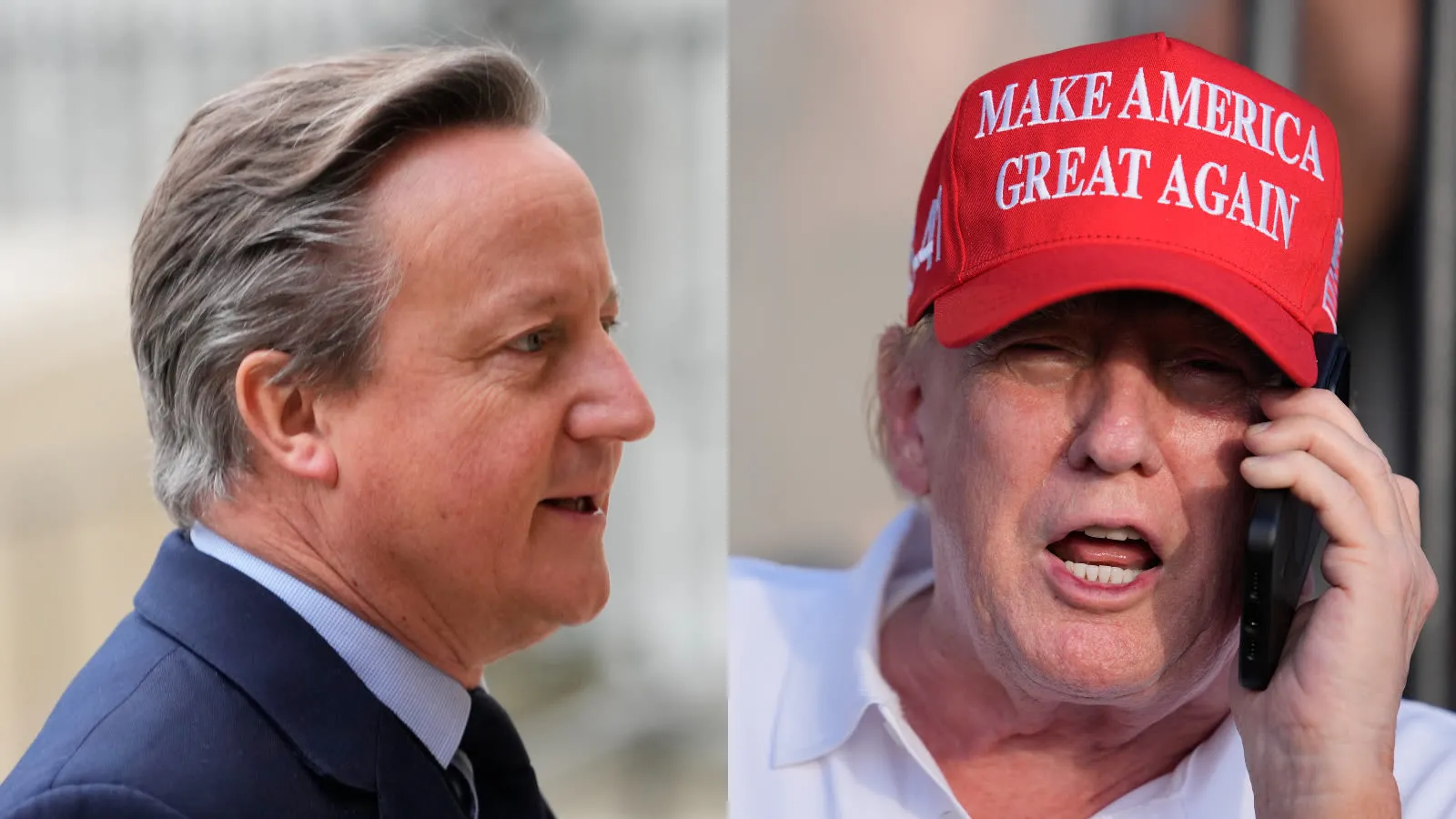 Sekretari britanik David Cameron në SHBA, zhvillon bisedime me ish-presidentin republikan Trump