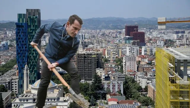 Veliaj po zë  diellin me pallate, nga 1 milion pemë po i ngul 1 milion objekte Tiranës