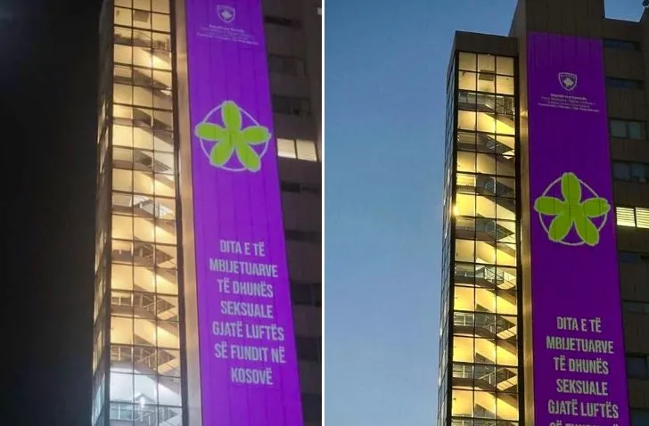 Qeverisë së Kosovës stoliset me lulen simbol të të mbijetuarve