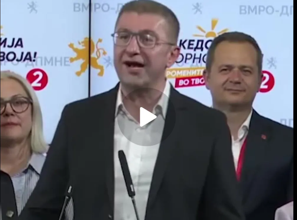 VMRO, Mickovski fitues: Qeverinë do ta bëj me opozitën shqiptare