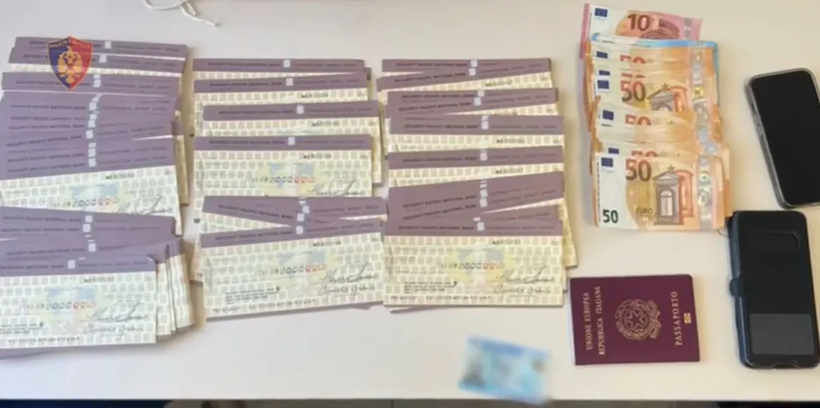Hani i Hotit/ Dy italiane arrestohen çeqe të falsifikuara me vlerë 1 milion dollarë