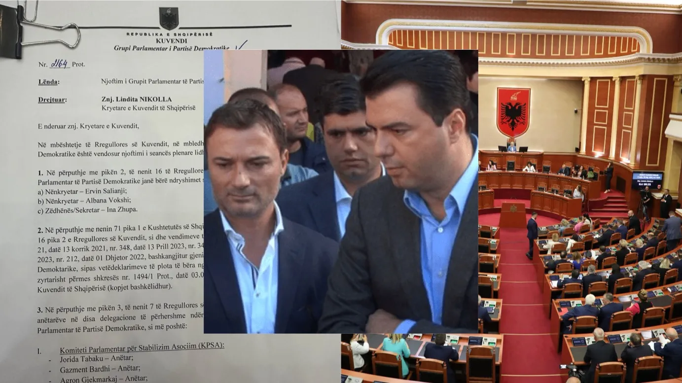 Grupi i PD “fshin” Bashën dhe Alibeajn nga struktura e përbërjes parlamentare!