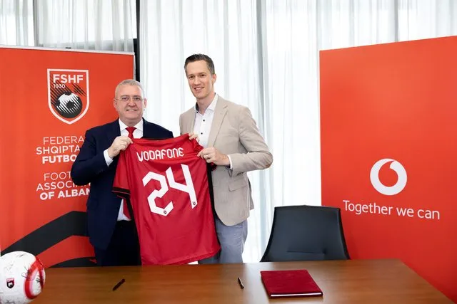 Vodafone Albania sërish Sponsor Gjeneral i Kombëtares Shqiptare të Futbollit