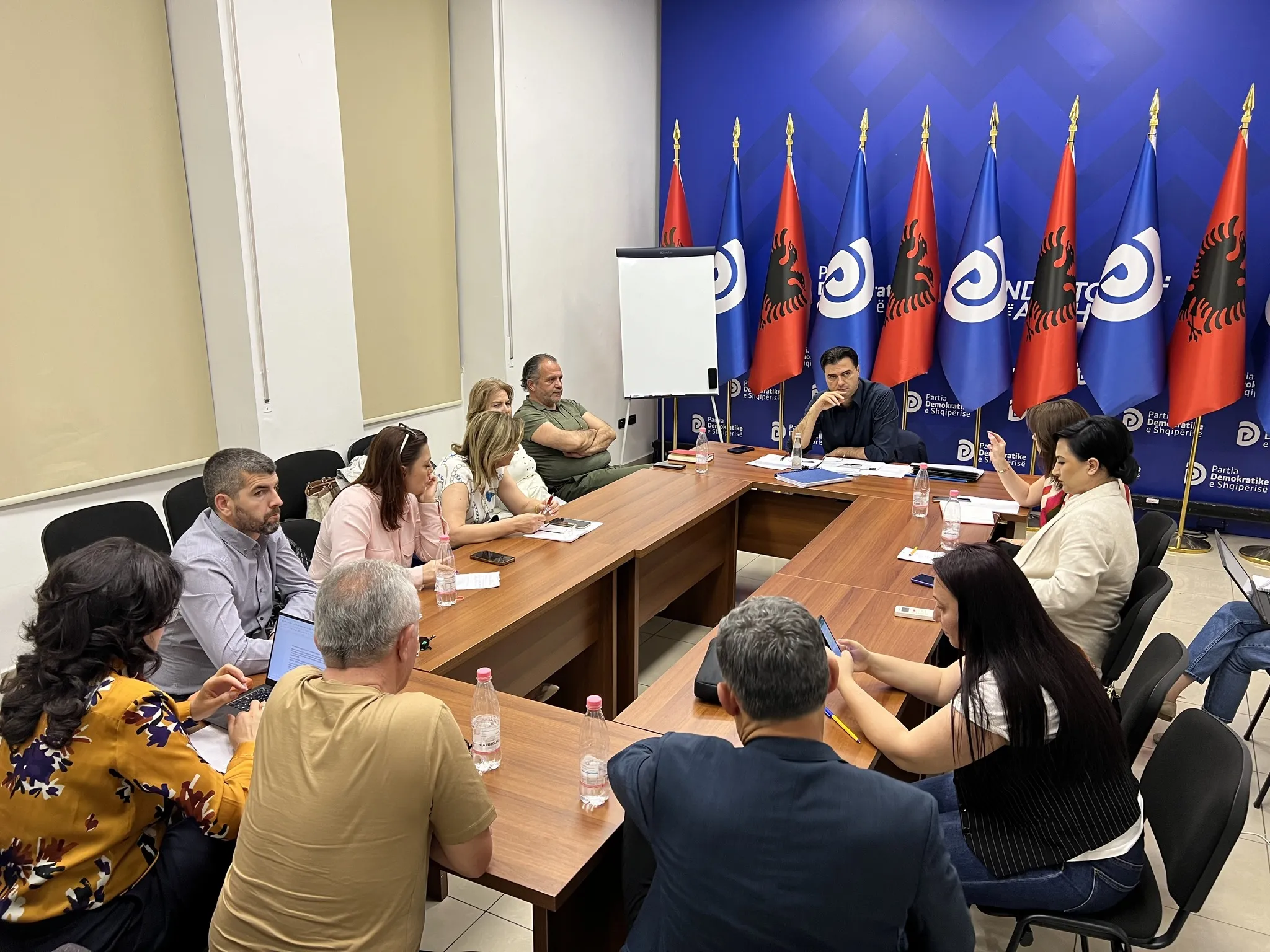 Lulzim Basha mbledh sërish strukturat e tij, tani pa vulë dhe logo
