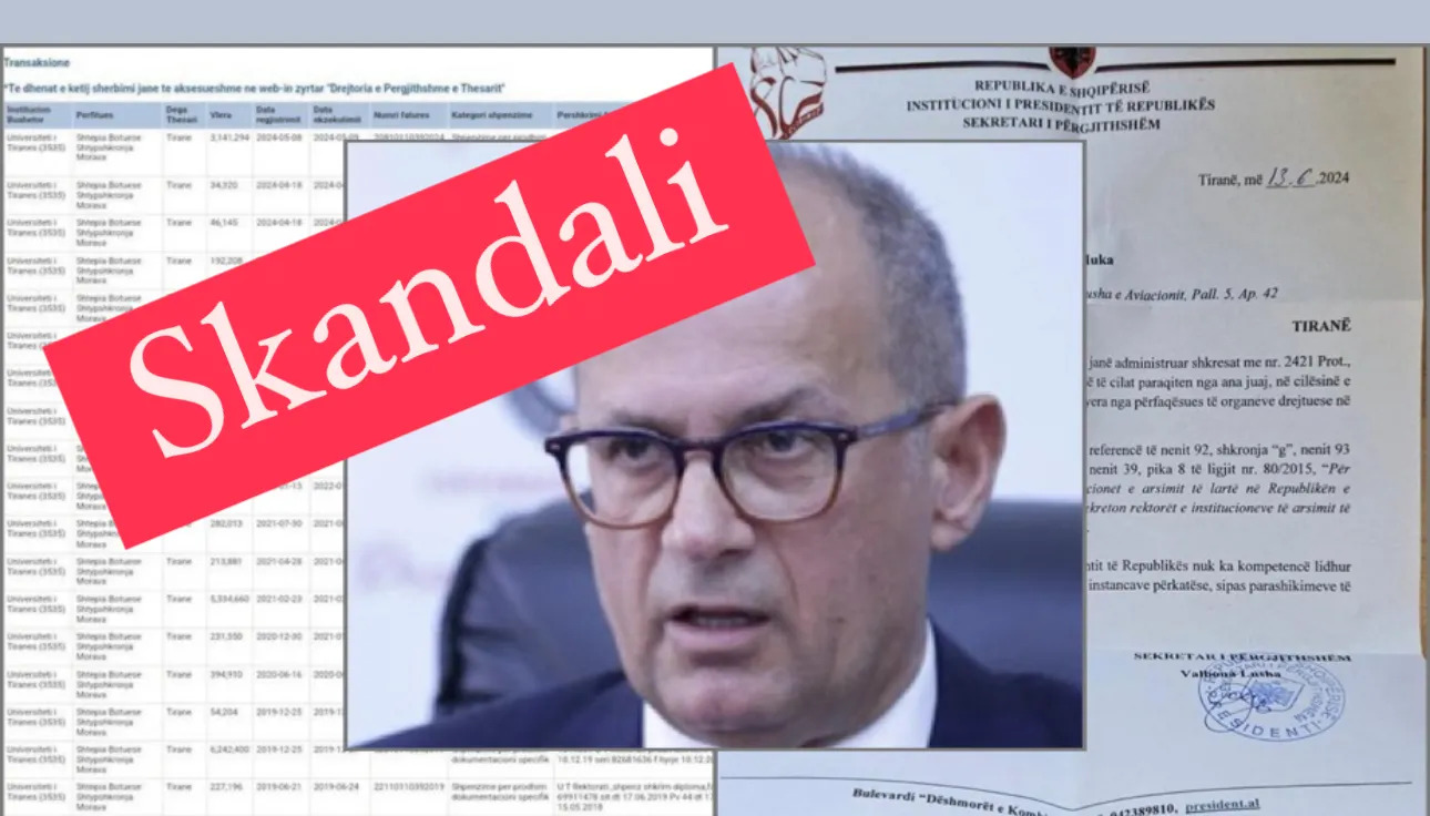 Skandali/ Universiteti i Tiranës i jep tenderë mijëra euro kompanisë së dajës së rektorit Artan Hoxha