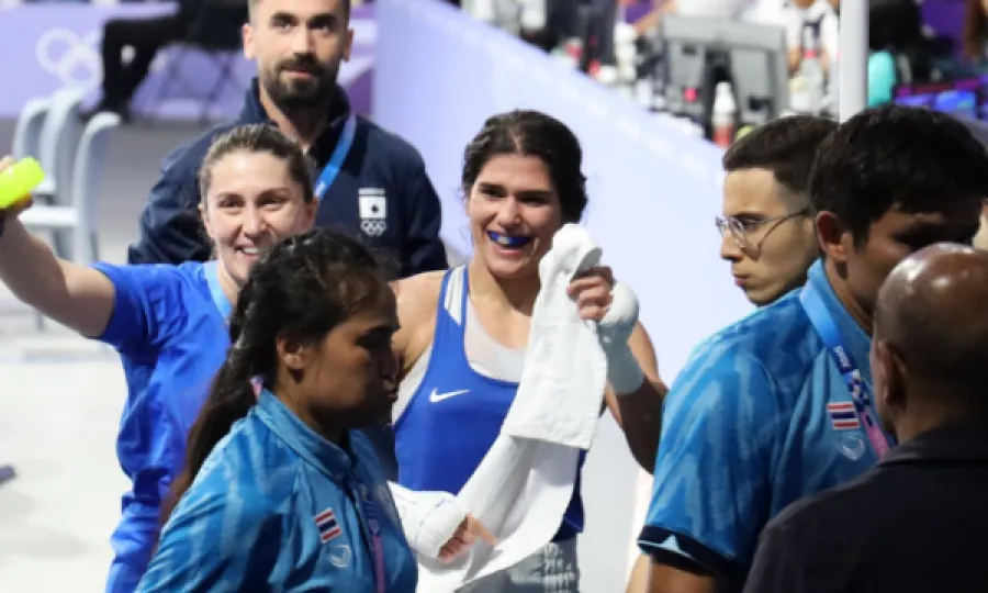 ‘PARIS 2024’, boksierja Sadiku fiton në raundin e parë në Lojërat Olimpike