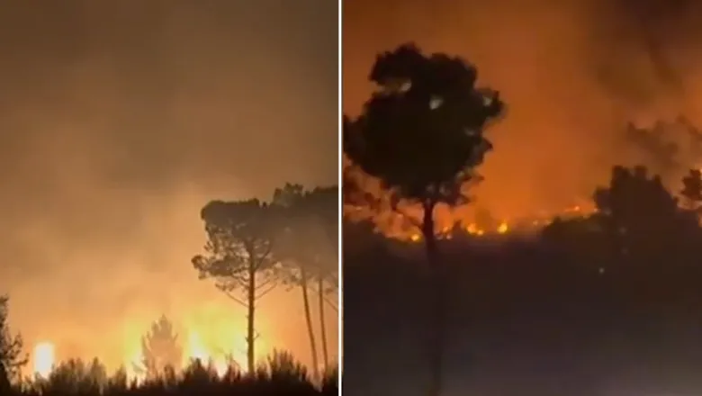 Shëngjin, flakët rrezikojnë edhe banesat, evakuohen disa familje!