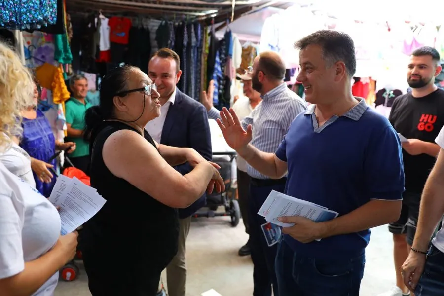 Bardhi dhe Noka takim me qytetarët dhe bizneset në zonën e Kombinatit për protestën e 11 korrikut