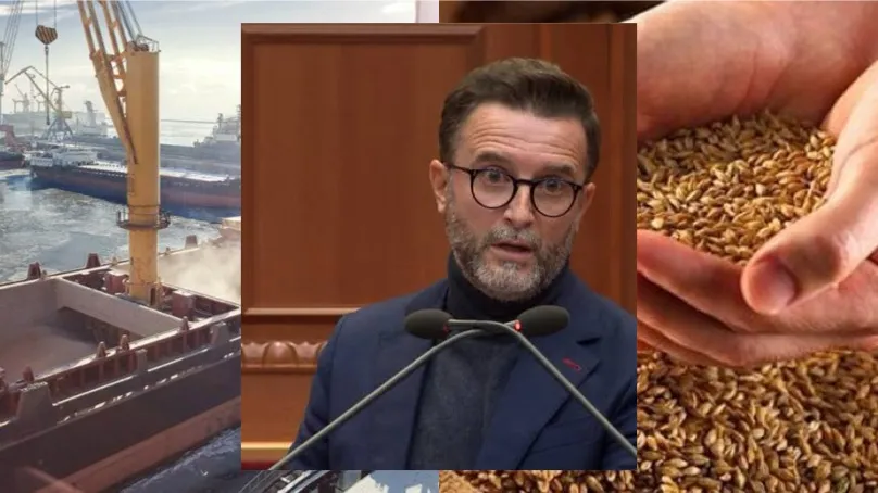 Reagimi i  deputetit: Në Durrës shkarkohet anija me 9,600 tonë grurë rus, ndërkohë  gruri vendas mblidhet me 20 lekë/kg