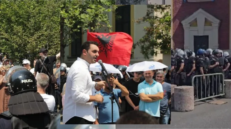 Protesta para Bashkisë Tiranë, Këlliçi: Korrupsionin e bën qeveria, jo opozita! Nga java tjetër do të nisim denoncimet në SPAK