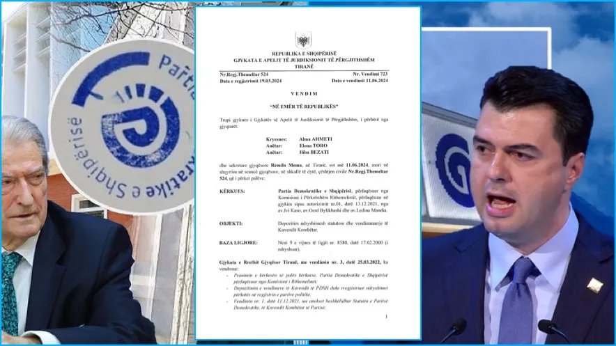 Basha bëri gafë juridike në gjyqin e vulës së PD
