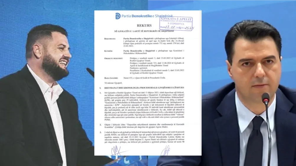 Këshilltari ligjor, Sefa dorëzon rekursin e ‘vulës’ në Gjykatën e Lartë dhe largohet nga politika