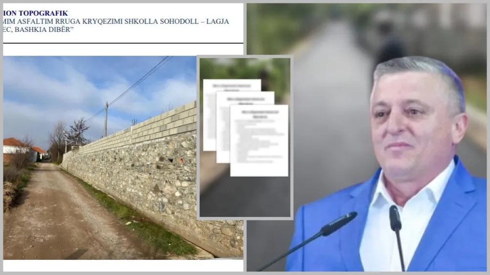 Dibër/ Rrahim Spahiu jep pa garë 100 MLN lekë për asfaltimin e një rrugice