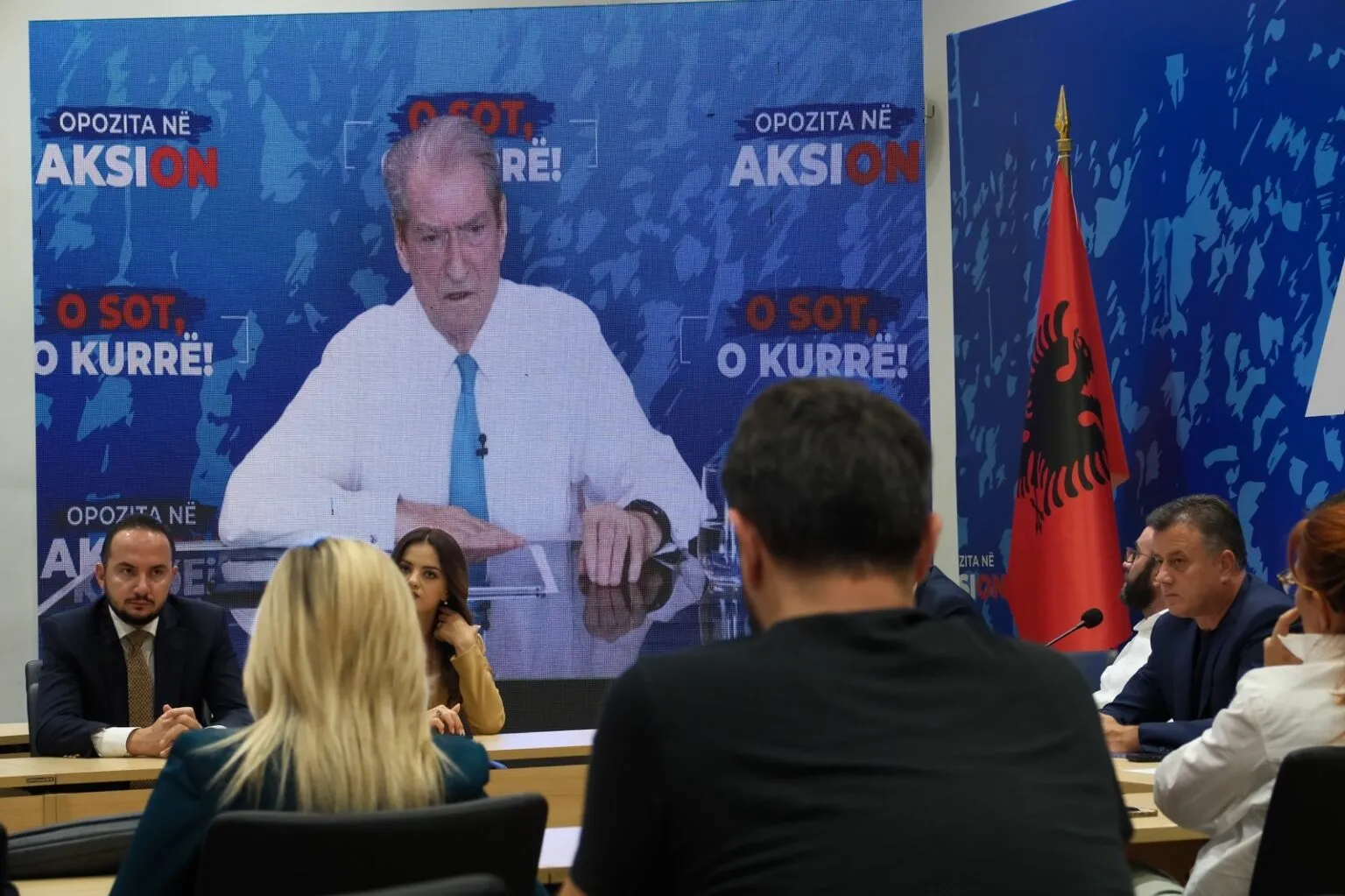 Berisha në mbledhjen e kryesisë së PD: Kemi hyrë në vit elektoral, sot jemi në këmbë dhe të bashkuar!