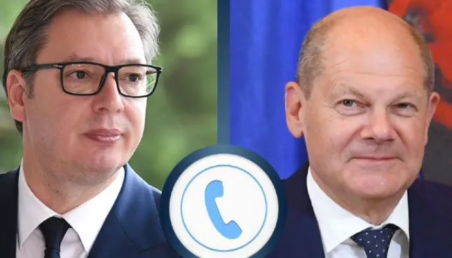 Zbardhet biseda e kancelarit gjerman me Aleksandër Vuçiç