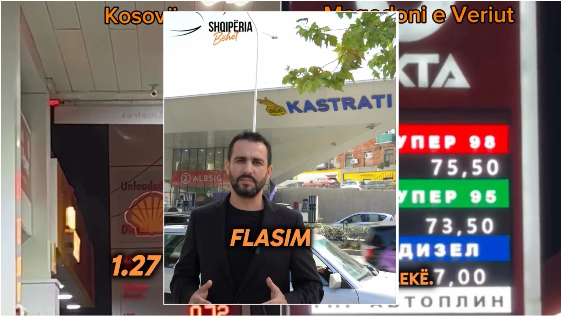 Video e Adriatik Lapajt: Nafta në Shqipëri shitet 70 lekë me shtrenjt se në Maqedoninë e Veriut, 50 lekë me shtrenjt se Kosova e Mali i Zi