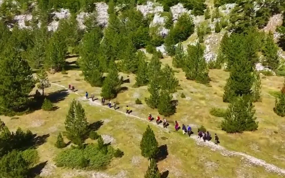 Rama  publikon pamjet magjepsëse nga Bjeshkët e Kelmendit