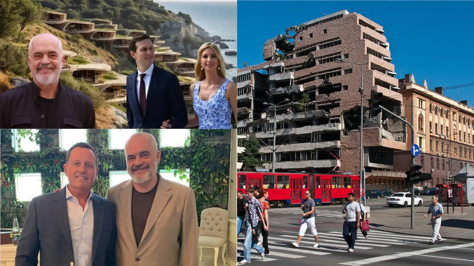 “Investitori strategjik” i Sazanit  Kushner, do të ndërtojë “Muzeun e viktimave të NATO-s” në Beograd