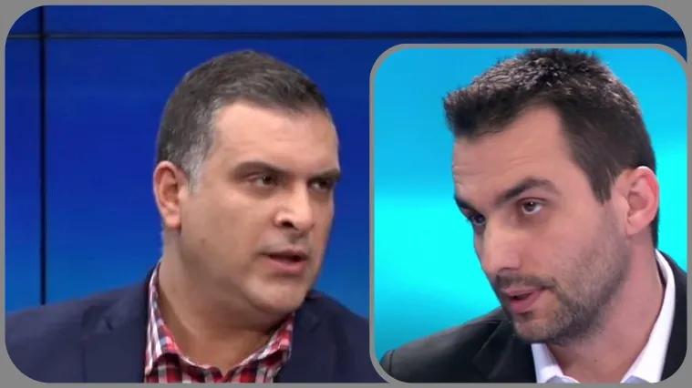 Lapaj e Blushi  debatojnë ashpër në studio