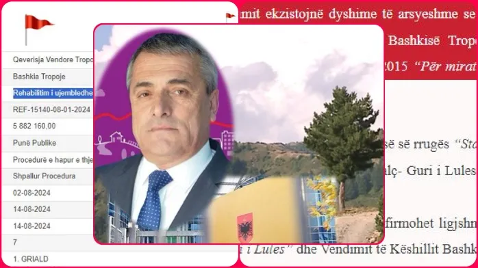 Byberi i Tropojës, autorizon tendera abuzivë  edhe nga arresti shtëpiak