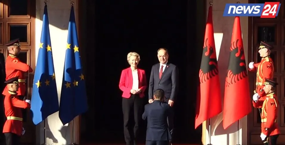 Von der Leyen përfundon takimin me Begajn në Presidencë, zbardhen temat e diskutimit
