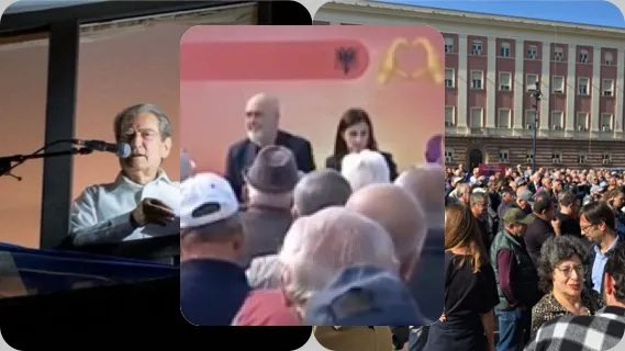 Rama replikon me Berishën: Gjysmë gjel në majë të dritares që u premtonte gjela pensionistëve