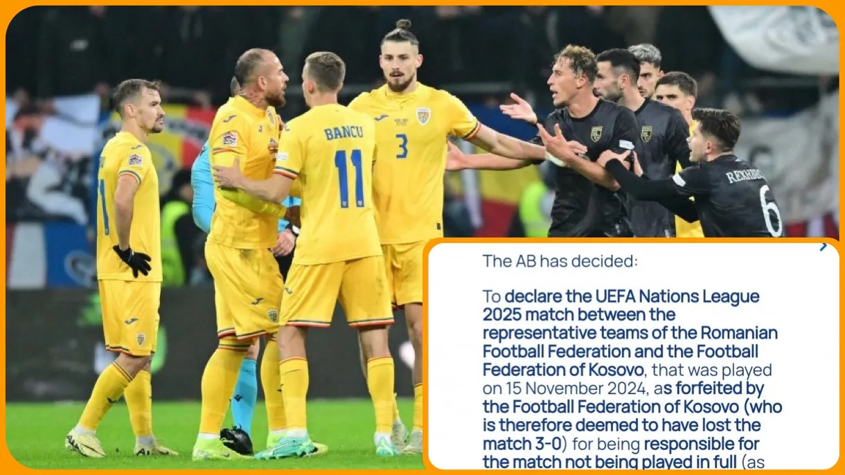 Vendimi i UEFA, Kosova humbet në tavolinë ndeshjen ndaj Rumanisë