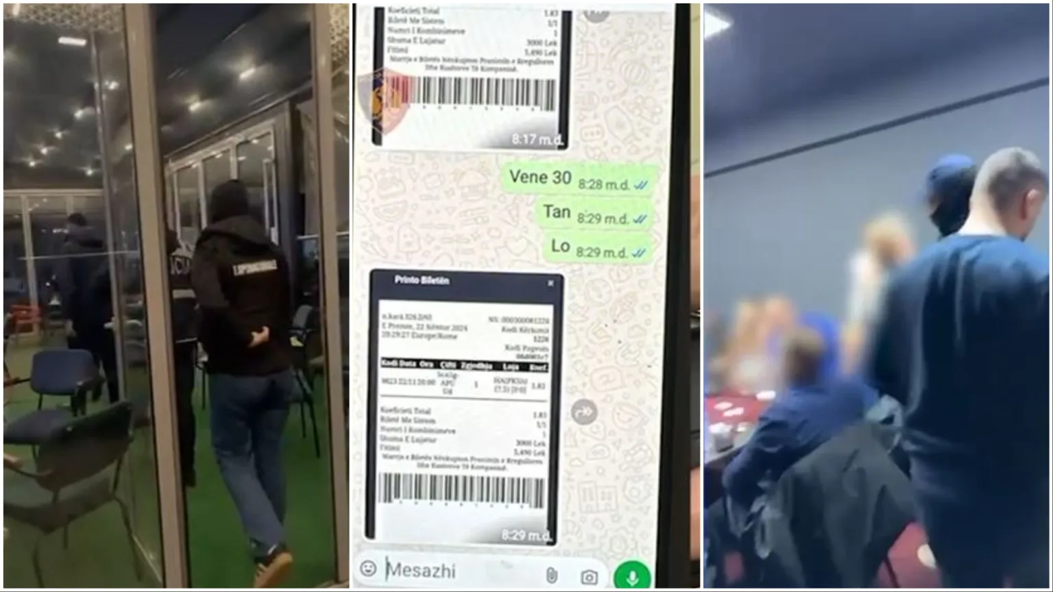 Emrat/ Policia arrestohen 29 persona për baste dhe poker