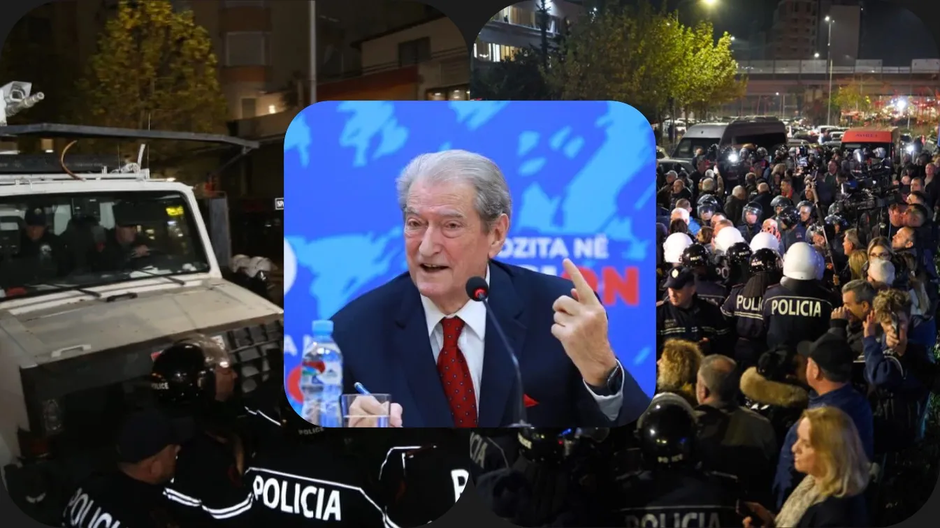 Reagon Berisha pas protestës: Narkobanditi me uniformë spërkat qytetarët me lëndë djegëse!