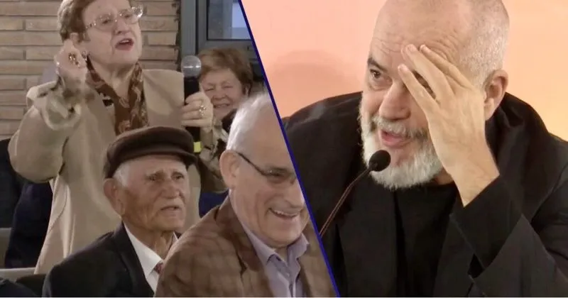 Pensionistja uron kryeministrin, Rama: Të rroni sa malet shoku Edi Rama!