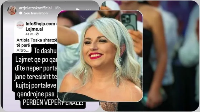 Artjola Toska reagon pas thashethemeve  se është shtatzënë