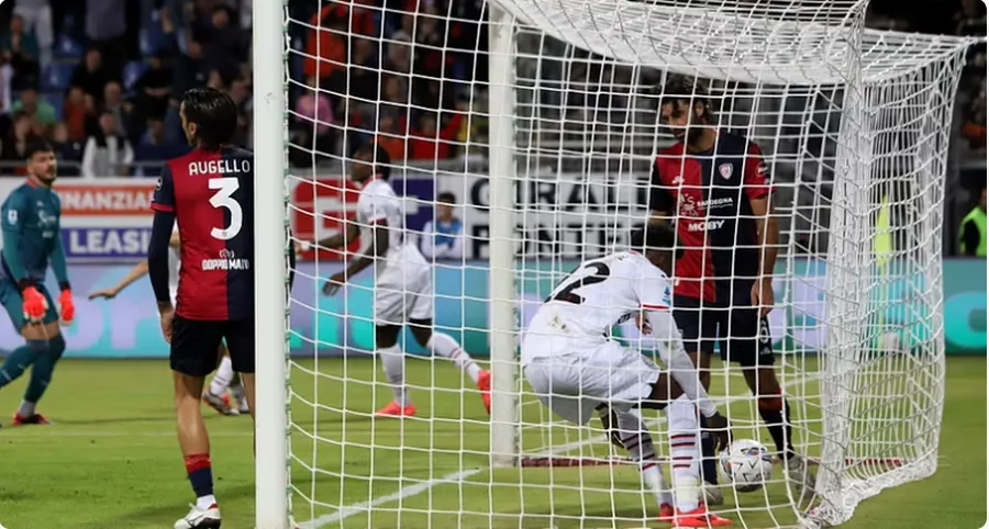 Kaljari ndal Milanin dhe e nxjerr nga gara për titullin kampion