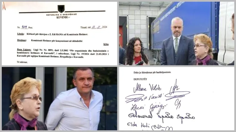 Thirren për të dëshmuar në Komision,  Edi Rama dhe Vilma Nushi – Dokumentat