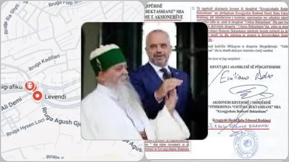 Dokumenti/ Merr formë Shteti i Bektashinjve; Baba Mondi, pazare për 52 pallate, kulla dhe vila te Poligrafiku