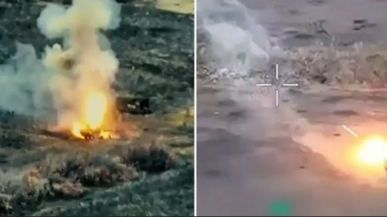 Ukrainasit shkatërrojnë me dronë, tanket dhe autoblindat e tyre