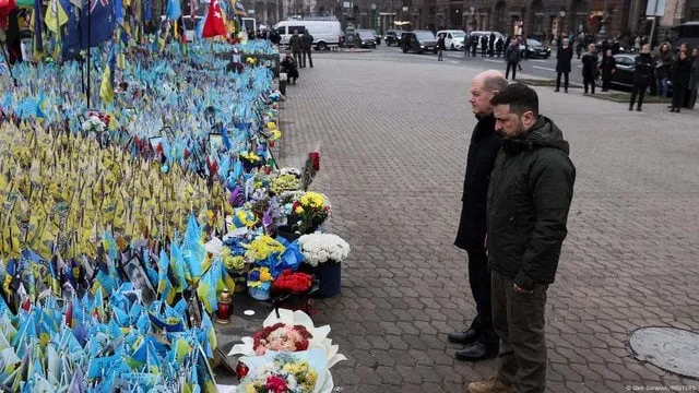 Kancelari Scholz papritur në Kiev: Do jemi me Ukrainën deri në fund