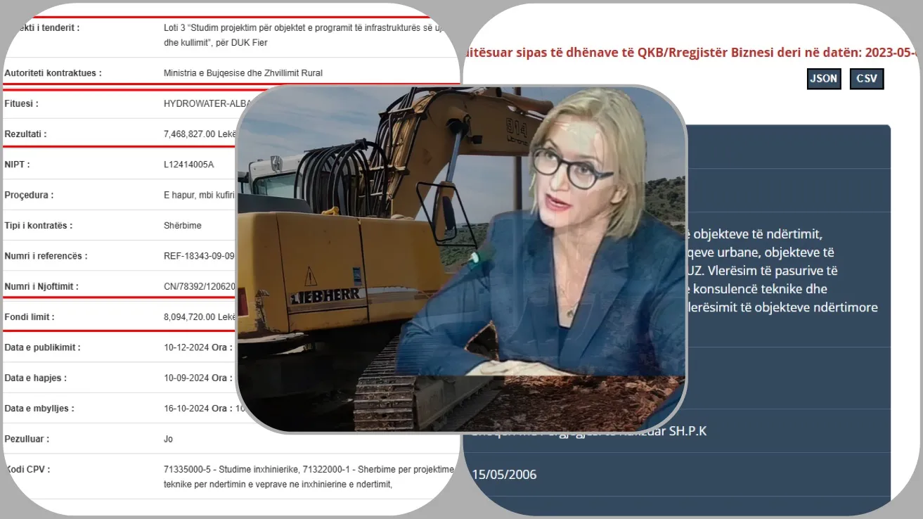 Ministrja  Denaj i jep 90 milionë lekë Llambit të arrestuar për abuzim me tenderat