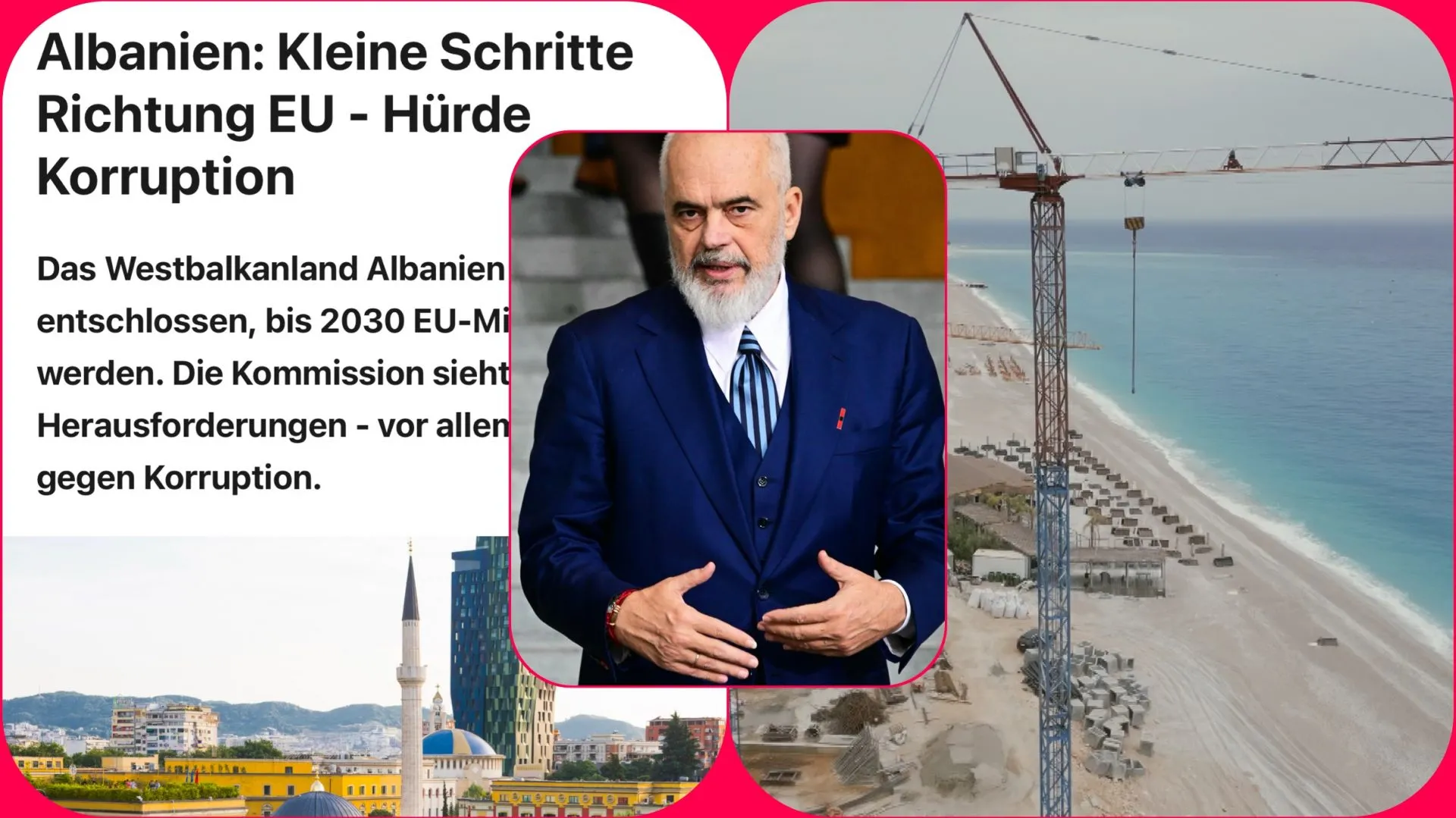Televizioni gjerman reportazh për vendin tonë :Korrupsioni është kanceri i Shqipërisë