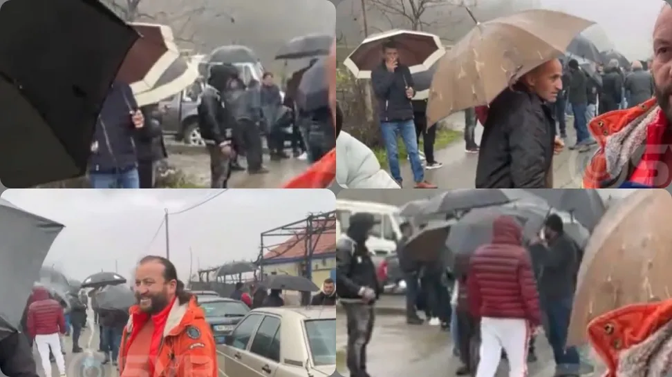 Banorët e Mirditës bllokojnë rrugën Rrëshen-Burrel: “Nuk kalon askush pa zgjidhje”