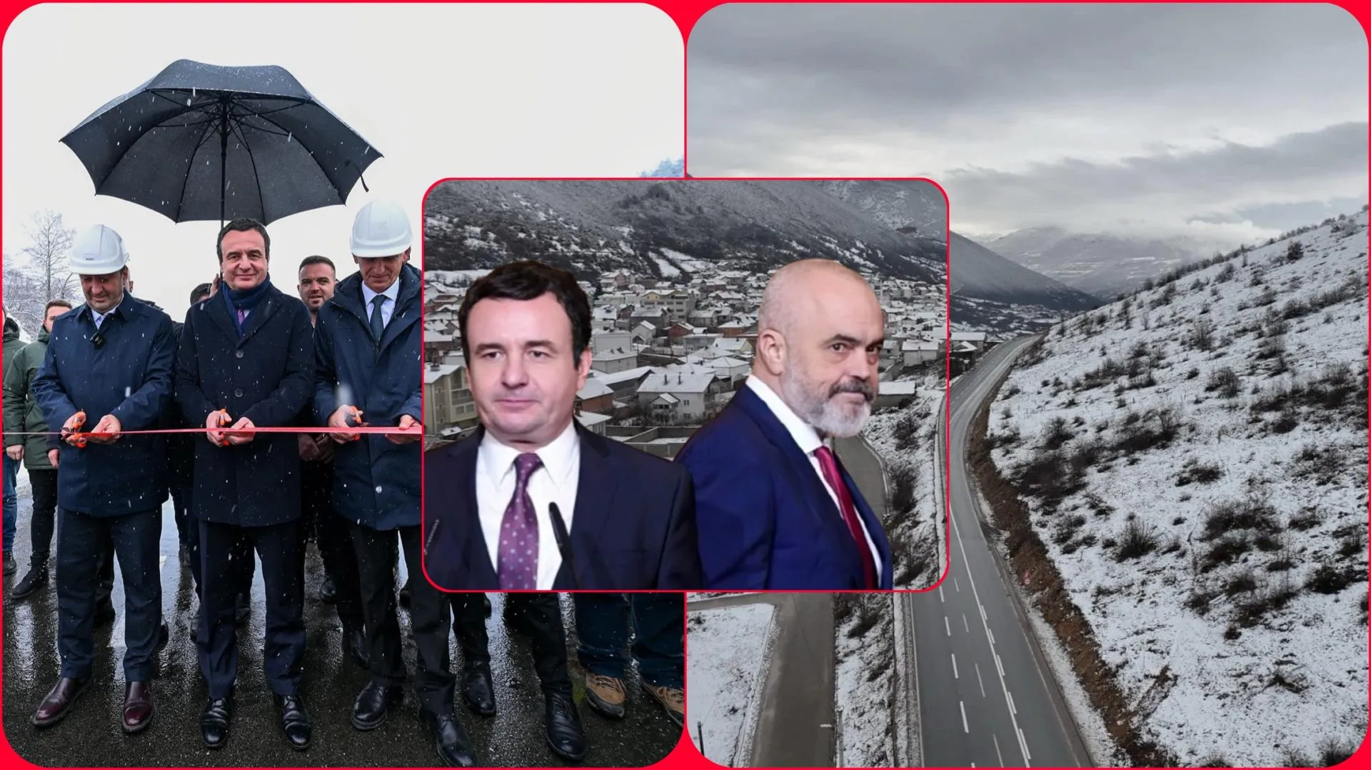 Gjeni ndryshimin: Kurti 42 km për 7.9 milionë € vs. Rama 43 km për 400 milionë $